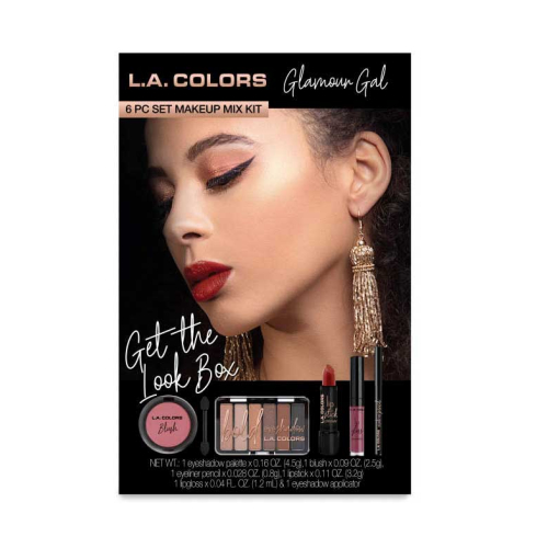 L.A Colors - Set de maquillaje 6 piezas - Glamour Gal