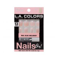 L.A Colors - Uñas postizas Nails On! - Toast
