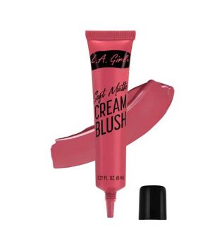 L.A. Girl - Colorete en crema y tinte de labios Soft Matte - GBL441: Kiss up