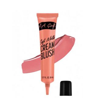 L.A. Girl - Colorete en crema y tinte de labios Soft Matte - GBL441: Rosebud