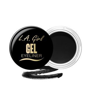 L.A. Girl -  Delineador de ojos en gel - GEL731: Jet Black