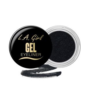 L.A. Girl -  Delineador de ojos en gel - GEL732: Black Cosmic Shimmer