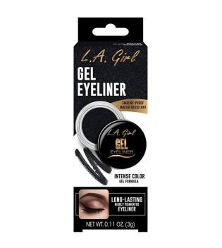 L.A. Girl -  Delineador de ojos en gel - GEL732: Black Cosmic Shimmer
