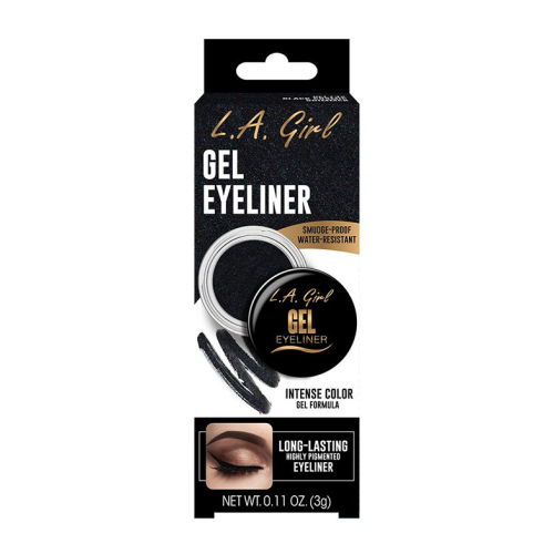L.A. Girl -  Delineador de ojos en gel - GEL732: Black Cosmic Shimmer