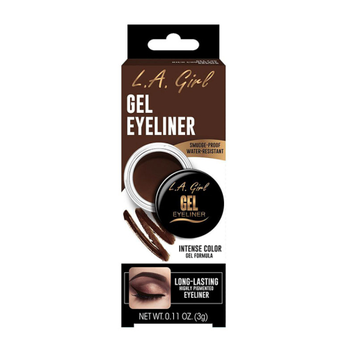 L.A. Girl -  Delineador de ojos en gel - GEL735: Rich Chocolate Brown