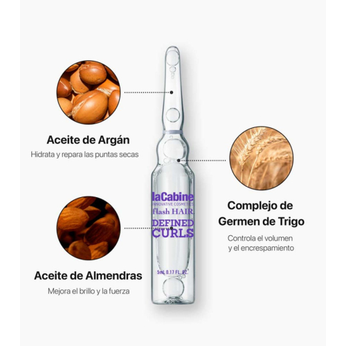 La Cabine - *Flash Hair* - Ampollas capilares Defined Curls - Cabello rizado