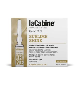 La Cabine - *Flash Hair* - Ampollas capilares iluminadoras Sublime Shine - Cabello desvitalizado