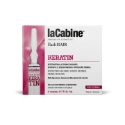 La Cabine - *Flash Hair* - Ampollas capilares Keratin - Cabello liso con tendencia al encrespamiento
