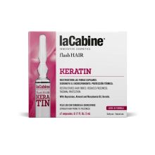 La Cabine - *Flash Hair* - Ampollas capilares Keratin - Cabello liso con tendencia al encrespamiento