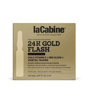 La Cabine -  Pack de 10 ampollas efecto tensor 24K Gold Flash