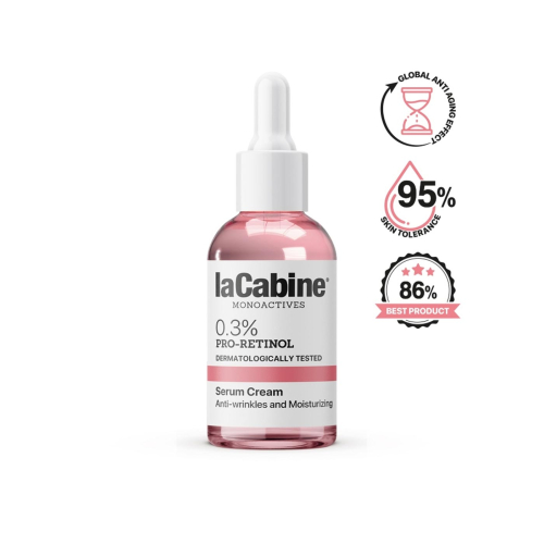 La Cabine - Sérum crema antiarrugas e hidratante 0.3% Pro-Retinol - Todo tipo de pieles