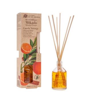 La Casa de los Aromas - Ambientador mikado Botanical Essence 50ml - Canela naranja