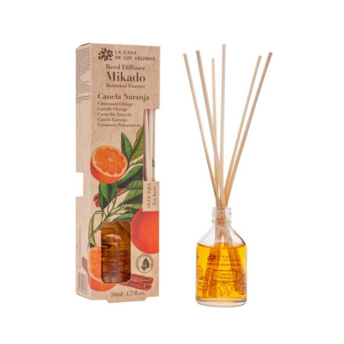 La Casa de los Aromas - Ambientador mikado Botanical Essence 50ml - Canela naranja