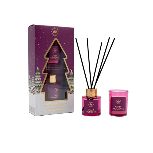 La Casa de los Aromas - *Navidad* - Set mikado + vela - Cozy Moments
