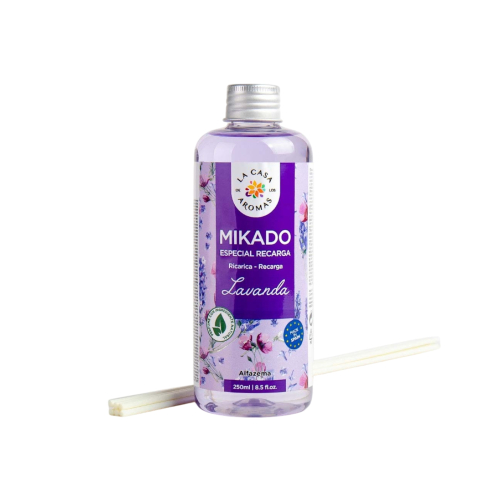 La Casa de los Aromas - Recarga ambientador mikado 250ml - Lavanda