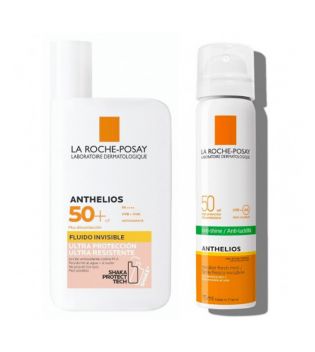 La Roche-Posay - Anthelios Fluido SPF50+ 50ml + Bruma Anti Brillos SPF50+ 75 ml