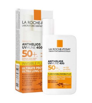 La Roche-Posay - Protector solar facial Invisible Fluid Anthelios - SPF50+