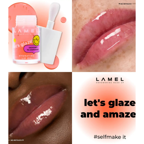Lamel - Aceite labial Let's Glaze - 402: Strawberry jam