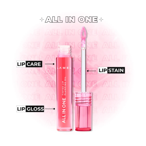 Lamel - Aceite labial voluminizador All in One - 401: Peach