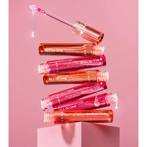 Lamel - Aceite labial voluminizador All in One - 402: Pink Sparkle