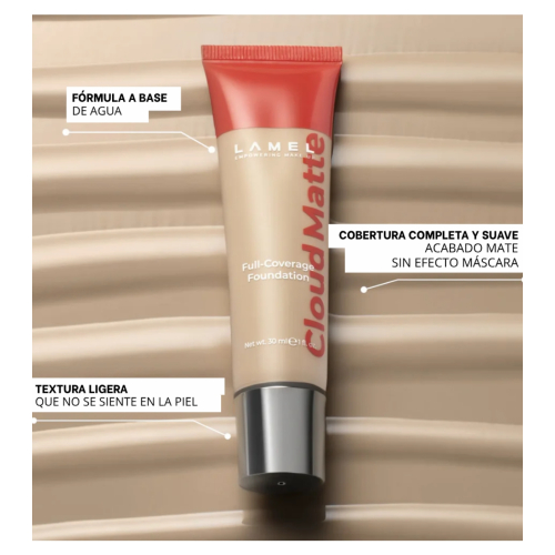 Lamel - Base de maquillaje Cloud Matte - 05C: Sand