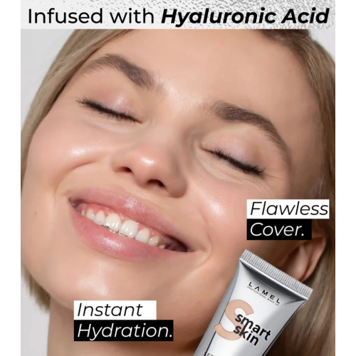 Lamel - Base de maquillaje Smart Skin Serum Tinted Foundation - 401: Porcelain