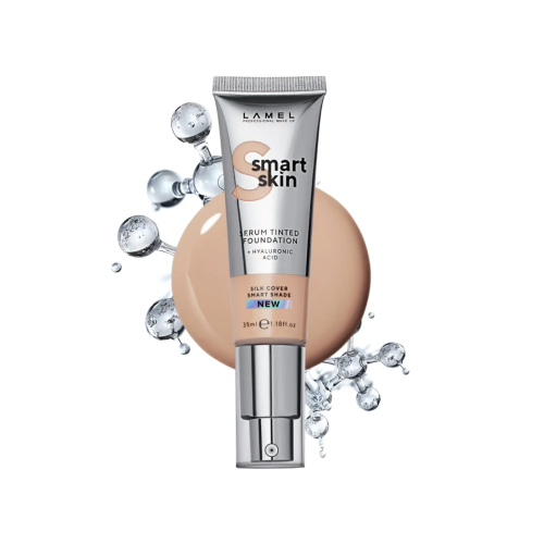 Lamel - Base de maquillaje Smart Skin Serum Tinted Foundation - 402: Ivory