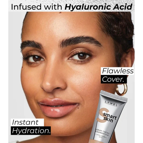 Lamel - Base de maquillaje Smart Skin Serum Tinted Foundation - 404: Latte