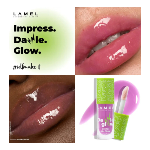 Lamel - Brillo de labios Dazzle Glow - 406: Empower
