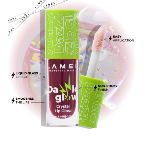 Lamel - Brillo de labios Dazzle Glow - 407: Provocative