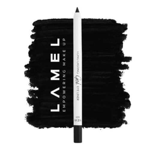 Lamel - Delineador de ojos en gel Long Lasting - 401: Black