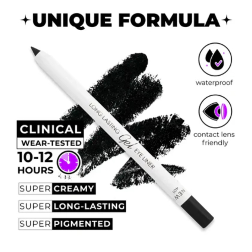 Lamel - Delineador de ojos en gel Long Lasting - 401: Black