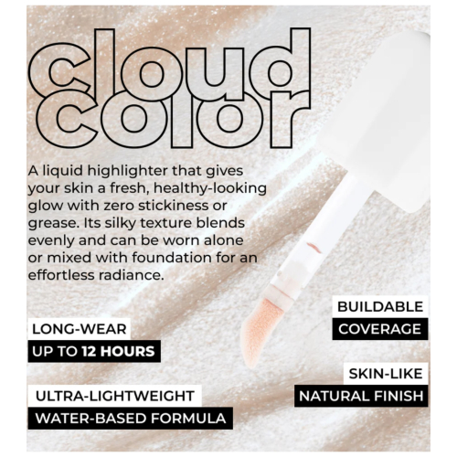 Lamel - Iluminador líquido Cloud Color - 01: Moonstone