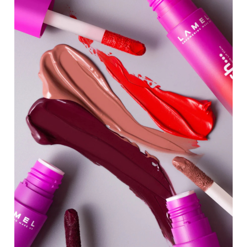 Lamel - Labial líquido mate Posh Matte - 406: Ruby Red