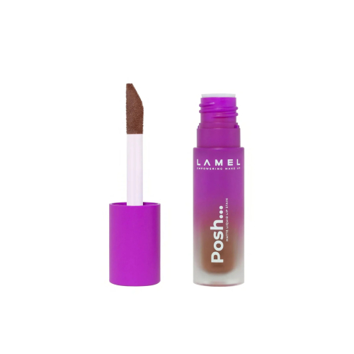 Lamel - Labial líquido mate Posh Matte - 410: Mahogany