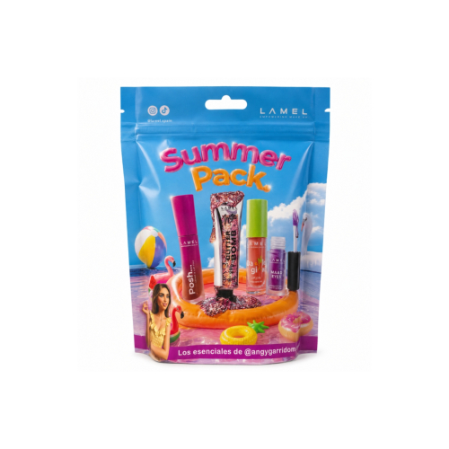 Lamel - *Summer Pack* - Set de maquillaje Los esenciales de @angygarridomakeup