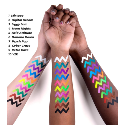 Lethal Cosmetics - Dúo de delineadores Water Liner en godet Magnetic™ - Neon Nights