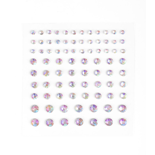 Lethal Cosmetics - Joyas adhesivas para rostro Face Gems - Opals