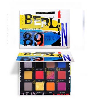 Lethal Cosmetics - Paleta de sombras Berlin 89