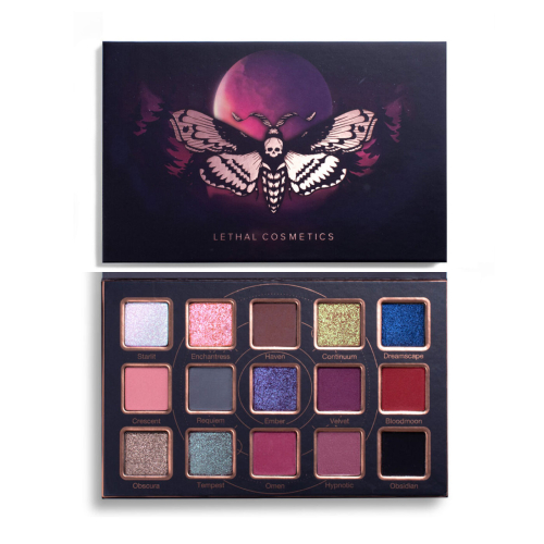 Lethal Cosmetics - Paleta de sombras Midnight Serenade Palette