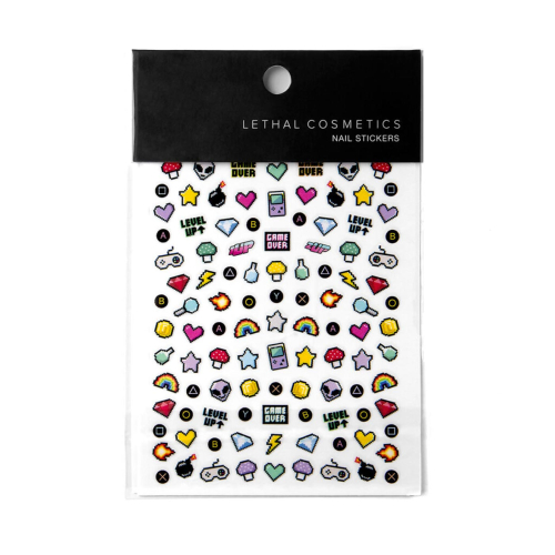 Lethal Cosmetics - Pegatinas para uñas 2UP Nail Stickers