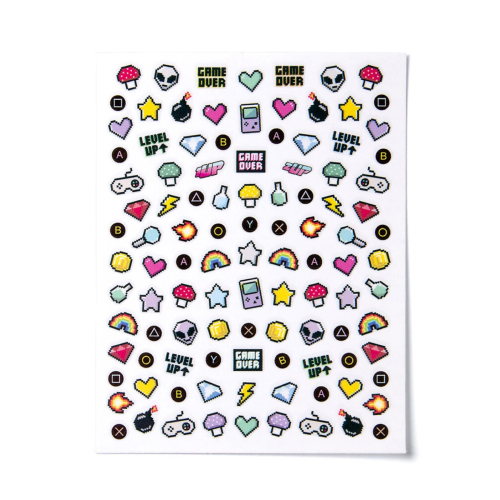 Lethal Cosmetics - Pegatinas para uñas 2UP Nail Stickers