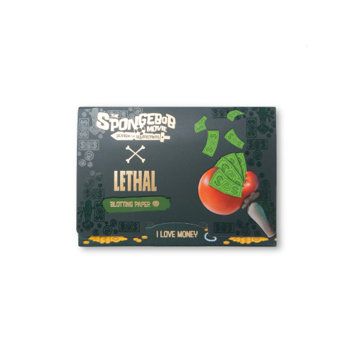 Lethal Cosmetics - *The SpongeBob* - Papel matificante antibrillos Mr. Krabs’ Wallet