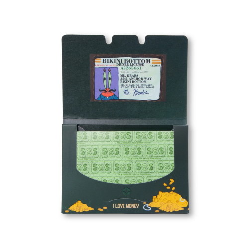 Lethal Cosmetics - *The SpongeBob* - Papel matificante antibrillos Mr. Krabs’ Wallet
