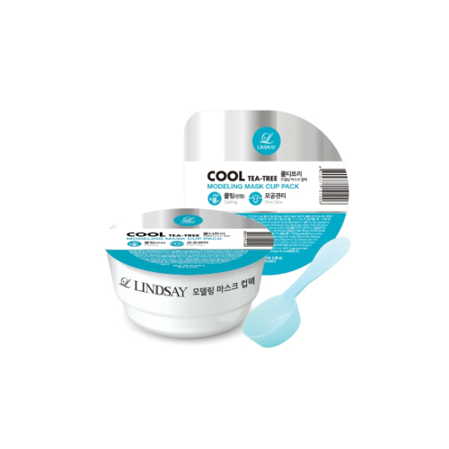 Lindsay - Mascarilla facial de modelado Modeling Mask Cup - Cool Tea-Tree
