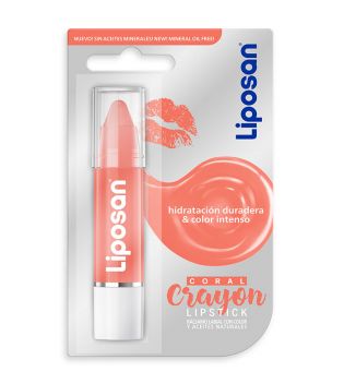 Liposan - Bálsamo labial con color Crayon Lipstick - Coral
