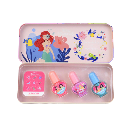 LipSmacker - *Disney Princess*- Estuche de manicura Nail Polish Tin - Ariel y Tiana
