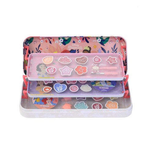 LipSmacker - *Disney Princess*- Estuche de maquillaje Triple Layer Beauty Tin - Princess