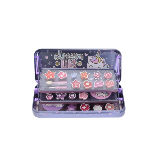 LipSmacker - Estuche de maquillaje Triple Layer Beauty Tin - Unicorn