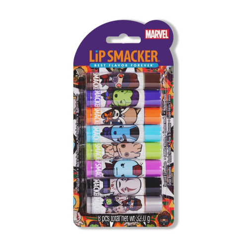 LipSmacker - *Marvel* - Pack bálsamos labiales Guardianes de la Galaxia 8unids